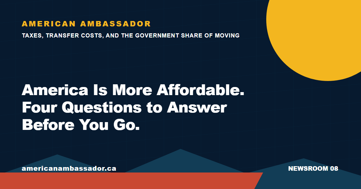 America Is More Affordable - four questions to answer before you go